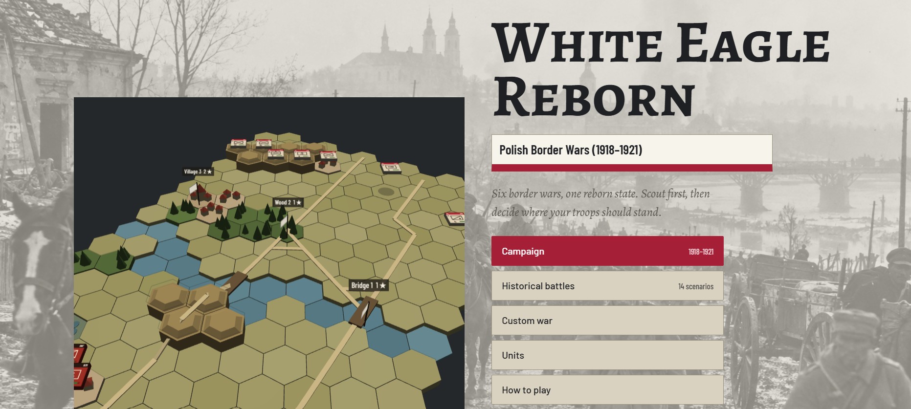 White Eagle Reborn Polish Border Wars strategy game